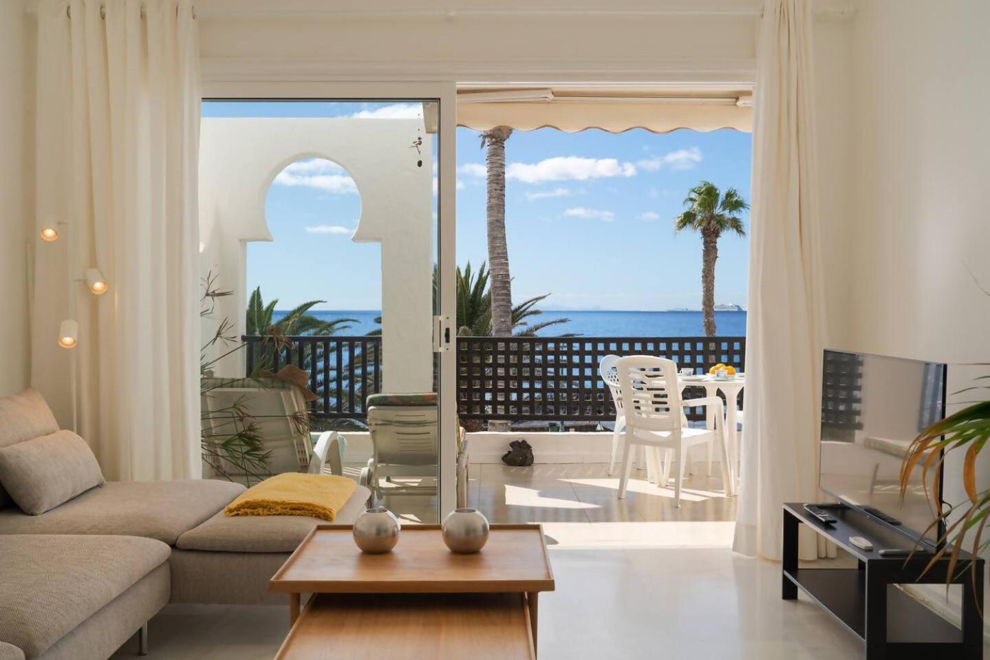 Magnifico Alojamiento Con Vistas Al Oceano Costa Teguise Exterior foto